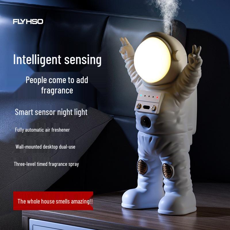 Astronaut Aroma Diffuser Night Light with Smart Motion Sensor and Automatic Air Freshener Sandalwood