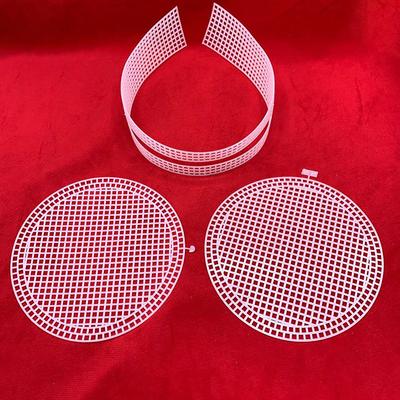 Tejer tejer hoja de malla de plástico Diy costura bolsa tejida accesorios monedero Makin