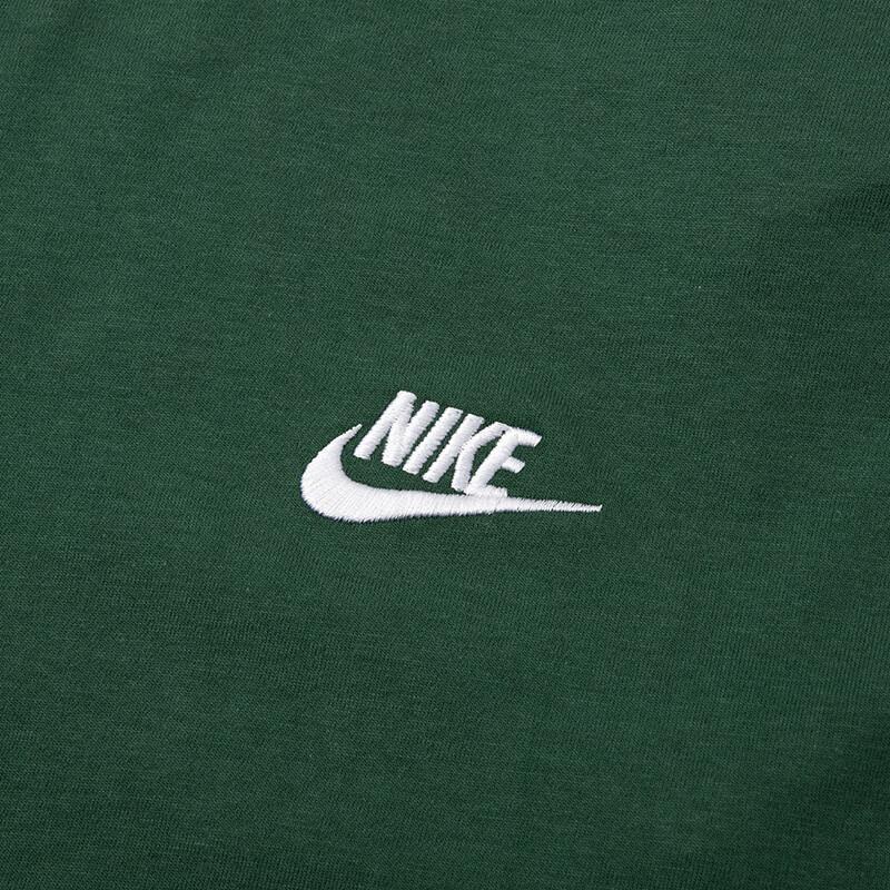 Nike Solid Color Crew Neck Pullover Long Sleeve T-Shirt Men tops Green AR5194-323