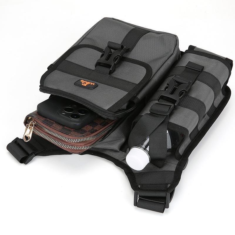 Multifunctional Outdoor Umbrella Water Cup Bag Travel Shoulder Bag Men's Crossbody Bag