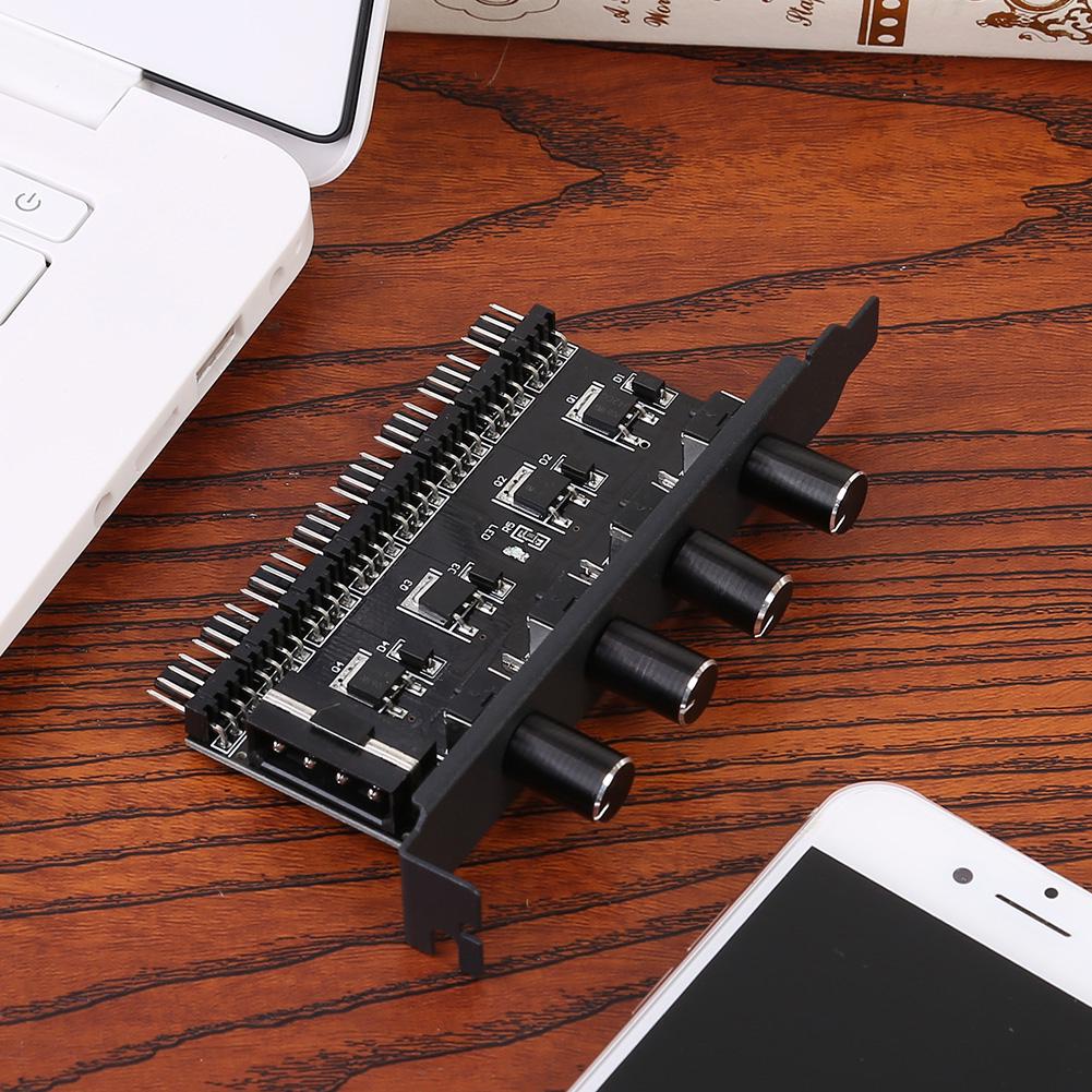 

# 8-канальный вентилятор охлаждения концентратор SATA/4Pin Power 4 регулятор скорости для корпуса