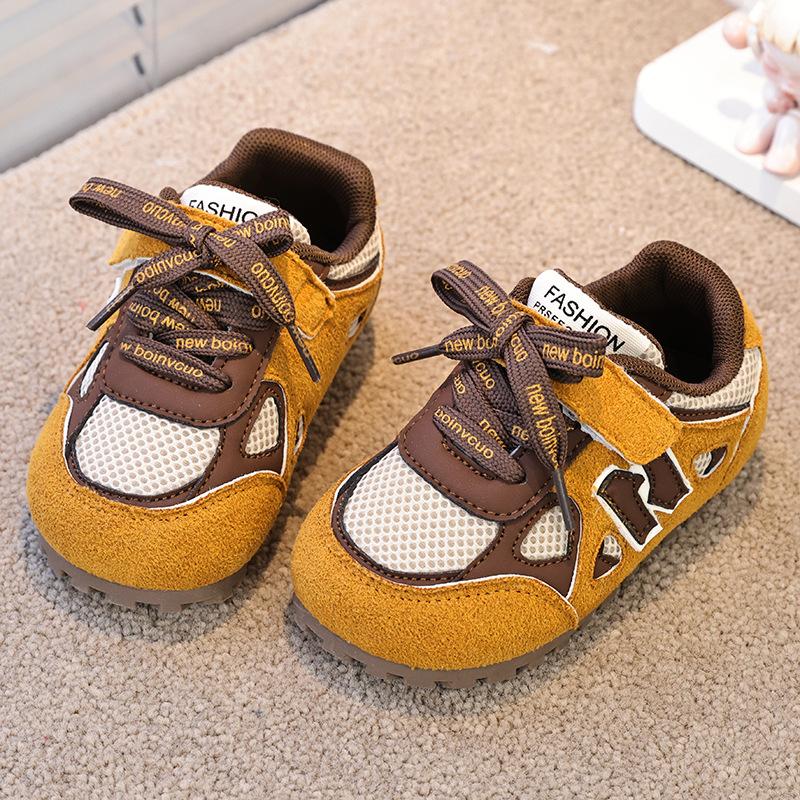 Baby sneakers Korean version spring and autumn breathable versatile casual shoes girls moral training shoes boys children soft-soled running shoes