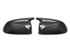 Carbon Fiber Car Rearview Mirror Caps for BMW X3 X4 X5 G01 G08 G02 G05 2019 2020 Non X3M X4M Side Mirror Covers Caps Gloss Black