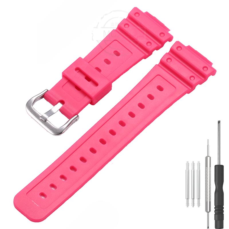16mm Resin Strap Suitable For Casio DW-5900 DW-6900 5600E GW-M5610 Band Bracelet Pin Buckle Accessories