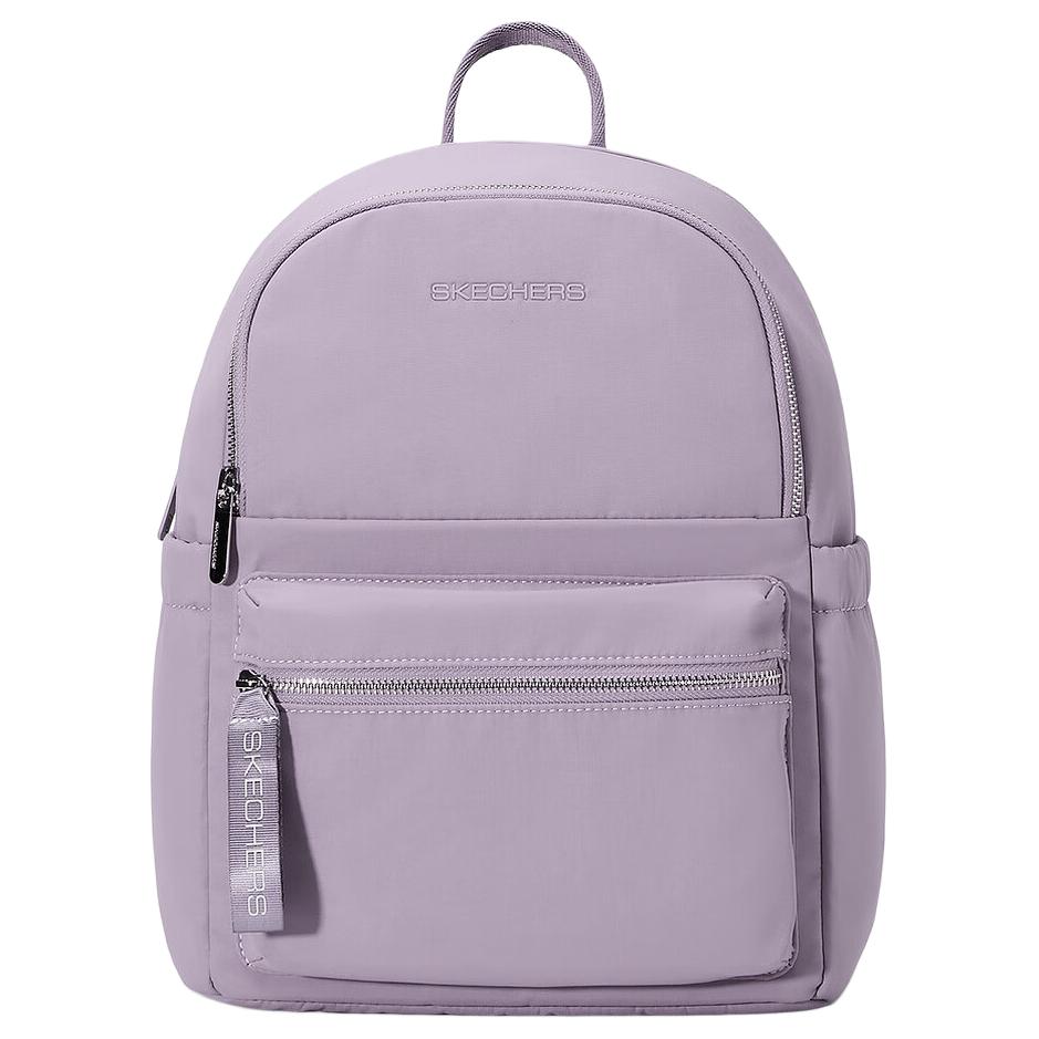Skechers Casual Minimalist Versatile Compact Fabric Backpack Unisex Backpack Lavender P126U016-04PW Taro Purple