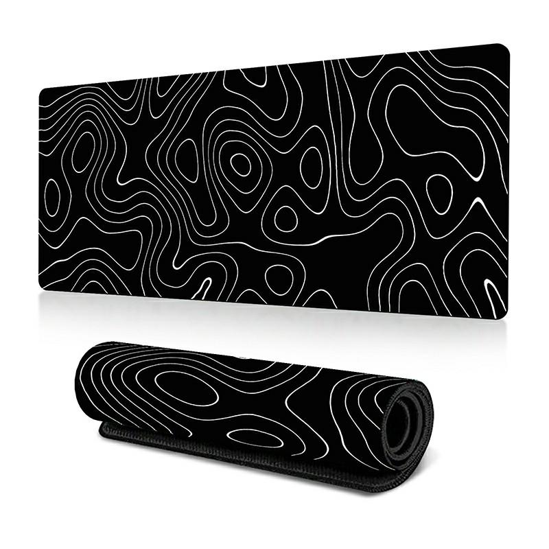

400*900*3mm Large Mouse Pad Thermal Transfer Printing Abstract Pattern Desktop Mat Line-41