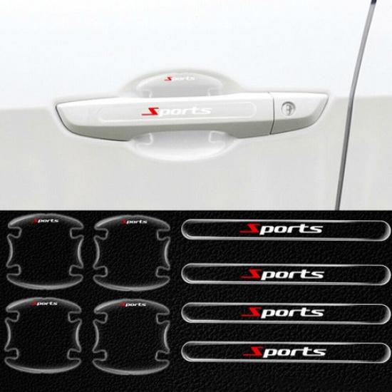 8x Clear Auto Car Door Handle Bowl Anti-Scratch Protector Guard Sticker Decal