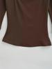 Spicy Girl U-neck Mid-Sleeve Slim-Fit Stretchy Top - Pure Desire Style (2026)