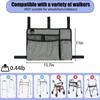 with Cup Holder Walker Bag Waterproof Rollator Organizer Basket Walker Carry Storage Pouch  Elderly