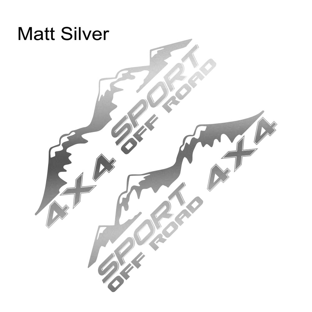 Various Sizes Universal Pickup Car Side Stickers 4x4 Sport Off Road Mountain Styling Vinyl Decor Decal Auto Tuning Accessories