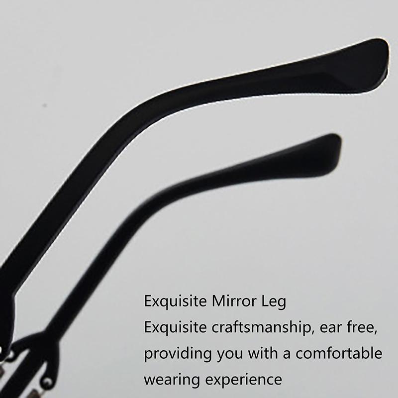 Pc Sunglasses Steam Punk Double Spring Leg Glasses Fashion Trend Round Sunglasses