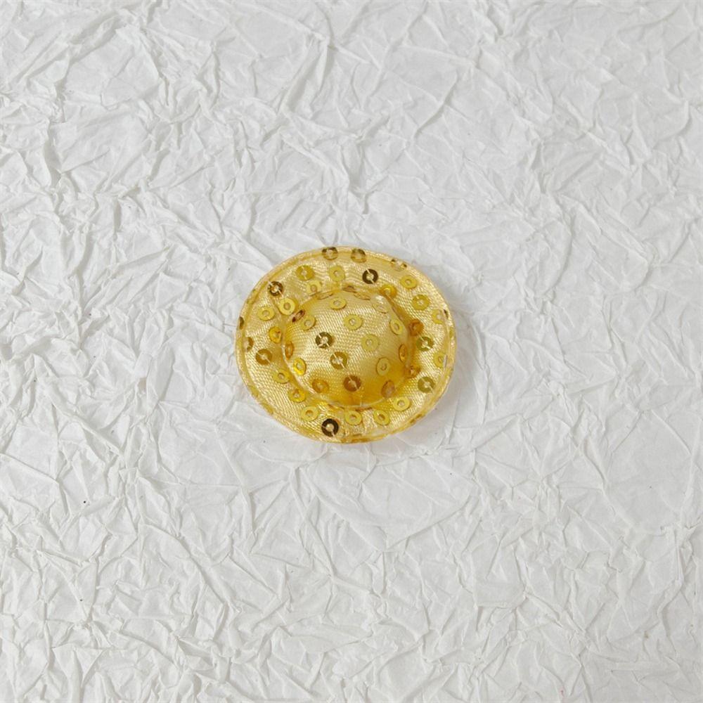 10PCS Hand Weaved Mini Cotton Doll Hat Mini Doll House Ornament Mixed Styles Small Cap  Girls Gift