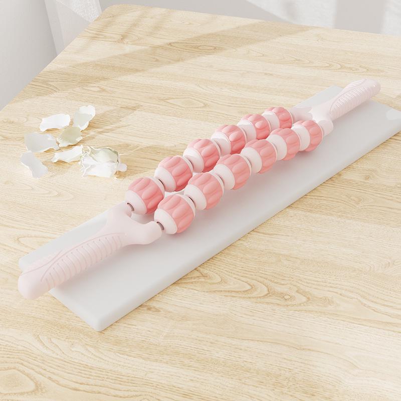 Детский четырехрядный массажный ролик-палка  Волчий зуб : Инструмент для расслабления мышц и сенсорной интеграции