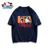 Miniso Hello Kitty Cartoon T-shirt Summer New Cotton Sanrio Women Men New Y2K Loose Street Casual Short Sleeve Hot-selling Top