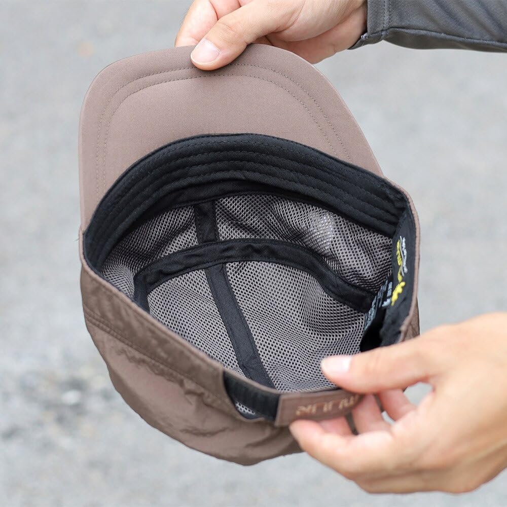 Kapelmuur Lightweight Nylon Work Cap for Outdoor and Everyday One Size Cycling, Activities, Wear, Mocha,