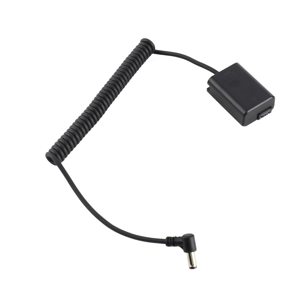 NP-FW50 Dummy Battery Pack Coupler Adapter with   Male Connector for      II  R  S  RII  SII  000  000 IL  Camera
