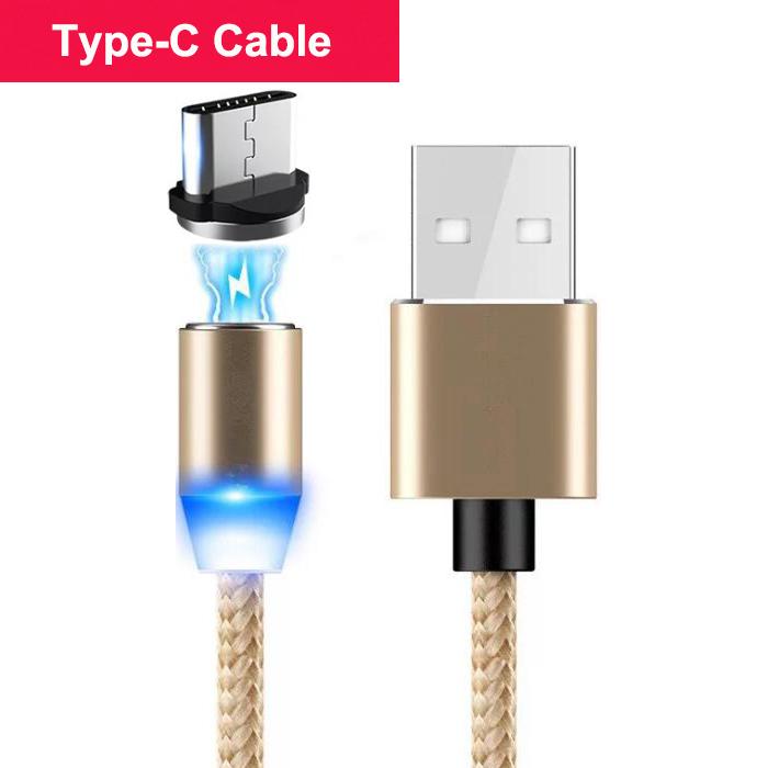 Magnetic Cable Type C Micro USB Fast Charging Cable for Xiaomi Huawei Samsung Magnet Android Mobile Phone Quick Charge Wire