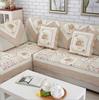 Patchwork Sofa Cushion Pastoral Fabric Non-slip Leather Sofa Cover Cover Fashion Bay Window Cushion Cotton Sofa Towel