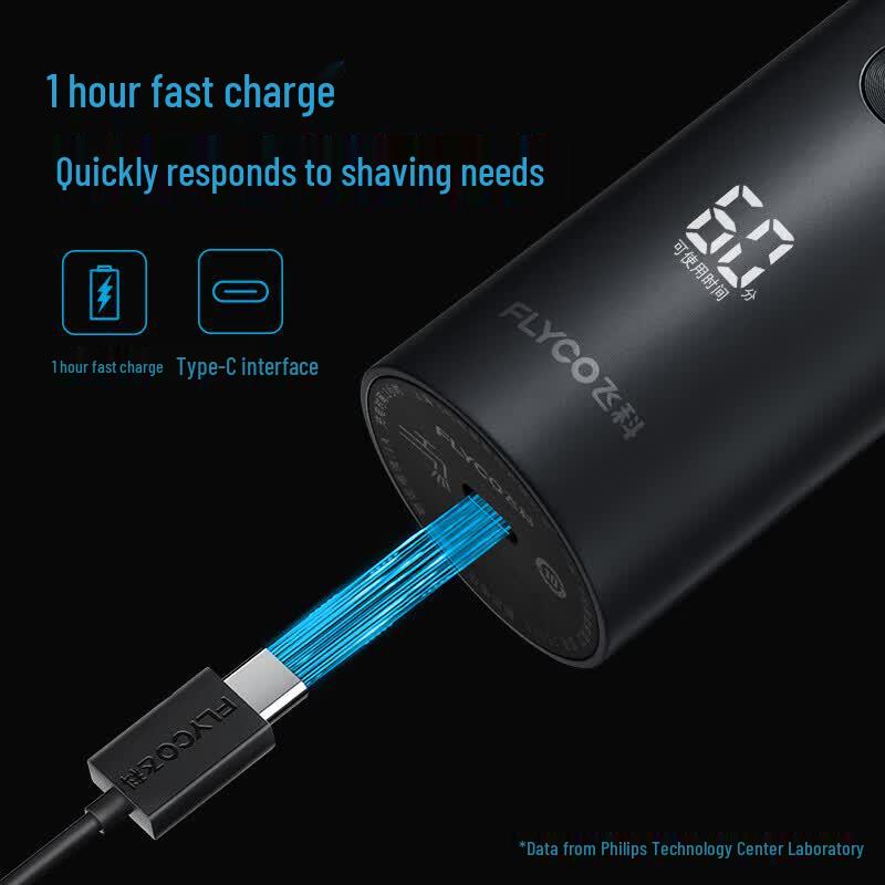 Flyco FS966 Smart Sensor Wet/Dry Electric Shaver CN Plug (adapter Included)