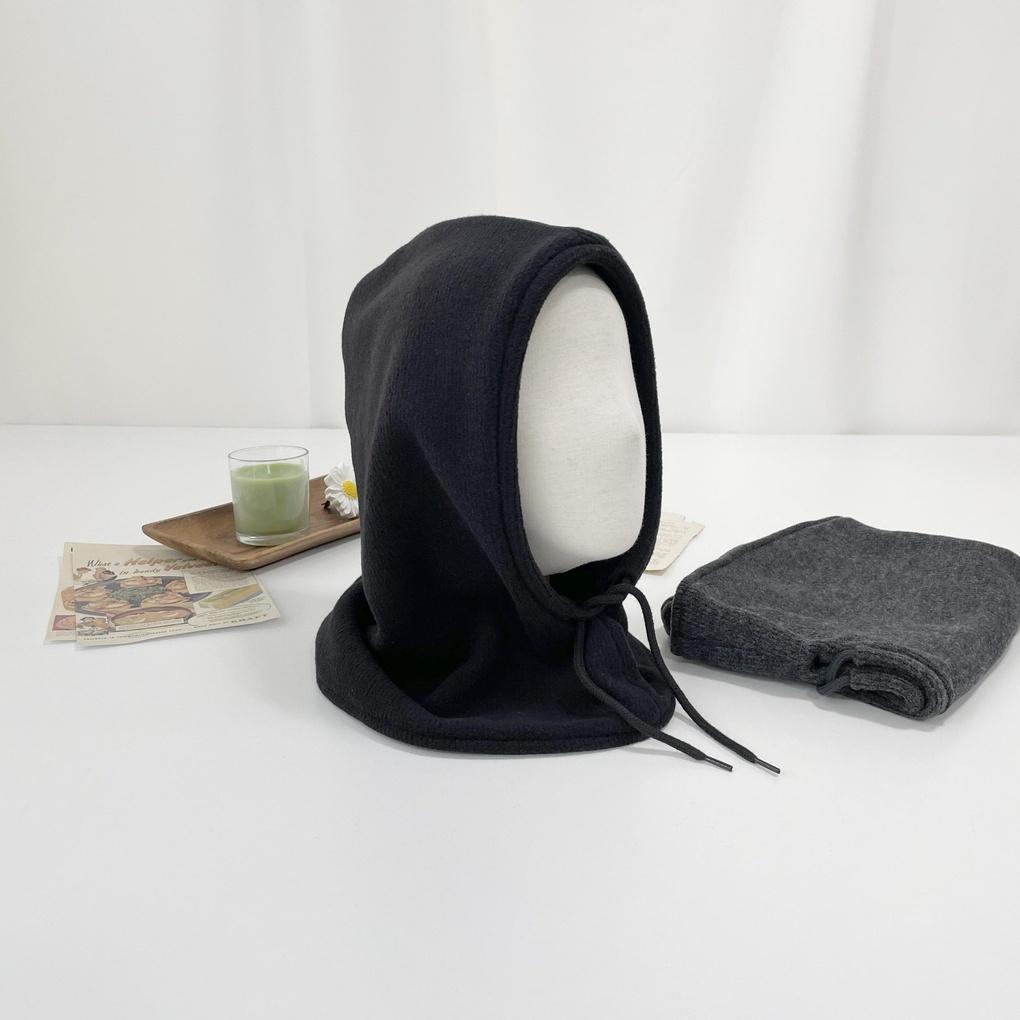 Women's and Men's Daily Fleece Knit Hooded Balaclava Hat