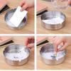 Round Stainless Steel Ashtray - Drop-Proof, Creative Minimalist Design for Home & Hospitality Use
