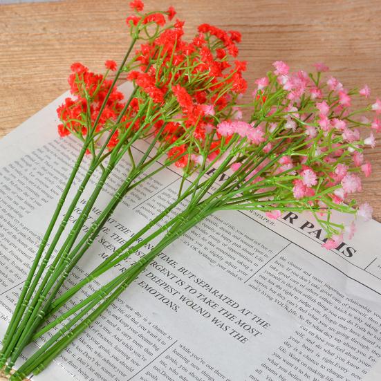 5/10 Pezzi Fiore Artificiale Colori Vivaci Aspetto Realistico Decorativo Riutilizzabile Realistico Senza Manutenzione Fiori Finti Artigianato Fai-da-te Decorazione Floreale