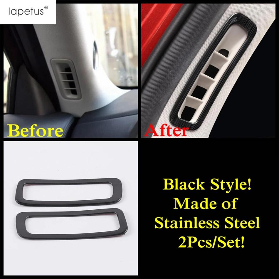 For Mazda CX5 CX-5 2017 - 2024 Stainless Steel Interior Pillar A Speaker Tweeter Sound Ring Decoration Cover Trim Accessories