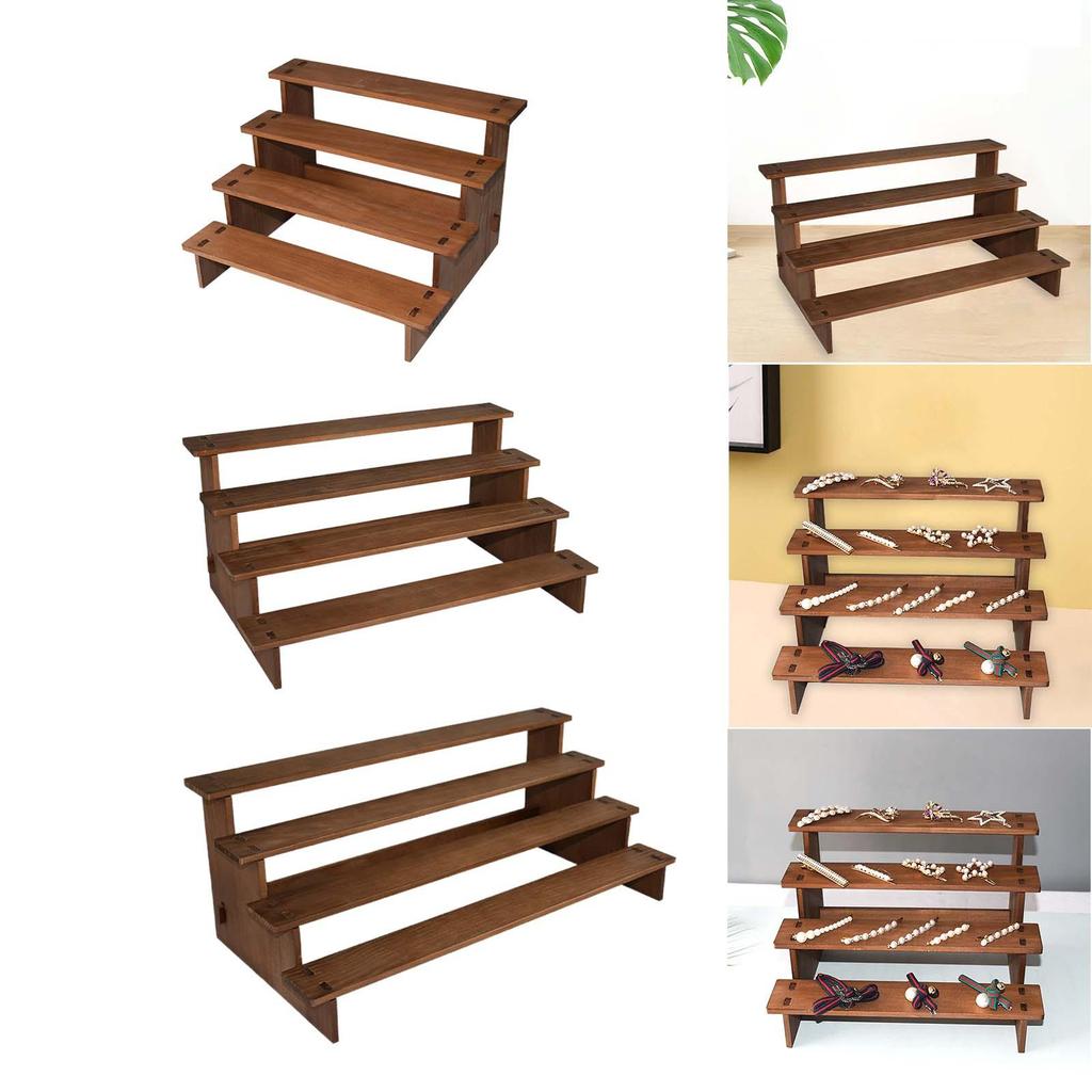 Wooden Display Stand, Spice Rack, Multifunctional Stand for Desserts And Ingredients