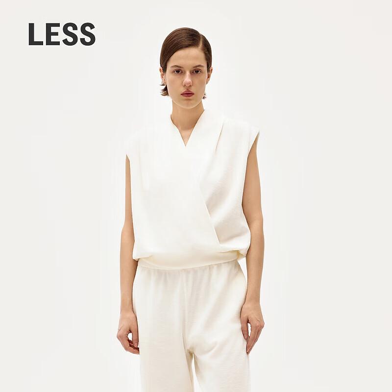 Less 2024 Spring Sleeveless Hooded Vest