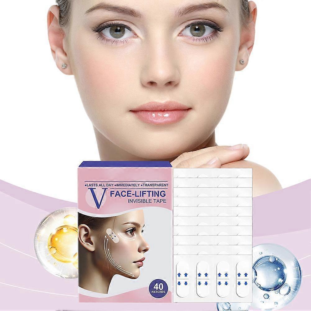 V-Face Lifting Invisible Adhesive Tape,v-face Lift Tape with Bands,neck Tape