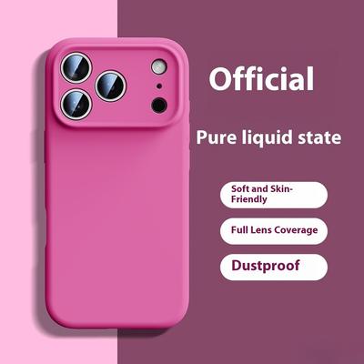 Al Liquid Silicone Phone Case For For Iphone 17 16 1 14 13 Pro Max 17Pro 16 Shockproof Protective Cover For For Iphone 17Pro Max