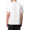 Y-3 Ärmellogo Einfarbig Rundhals-Pullover Kurzarm Regular T-Shirt Unisex T-Shirt Weiß DY7183