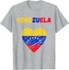 Venezuela Flag Holiday Venezuela Heart Venezuelan Flag T-Shirt