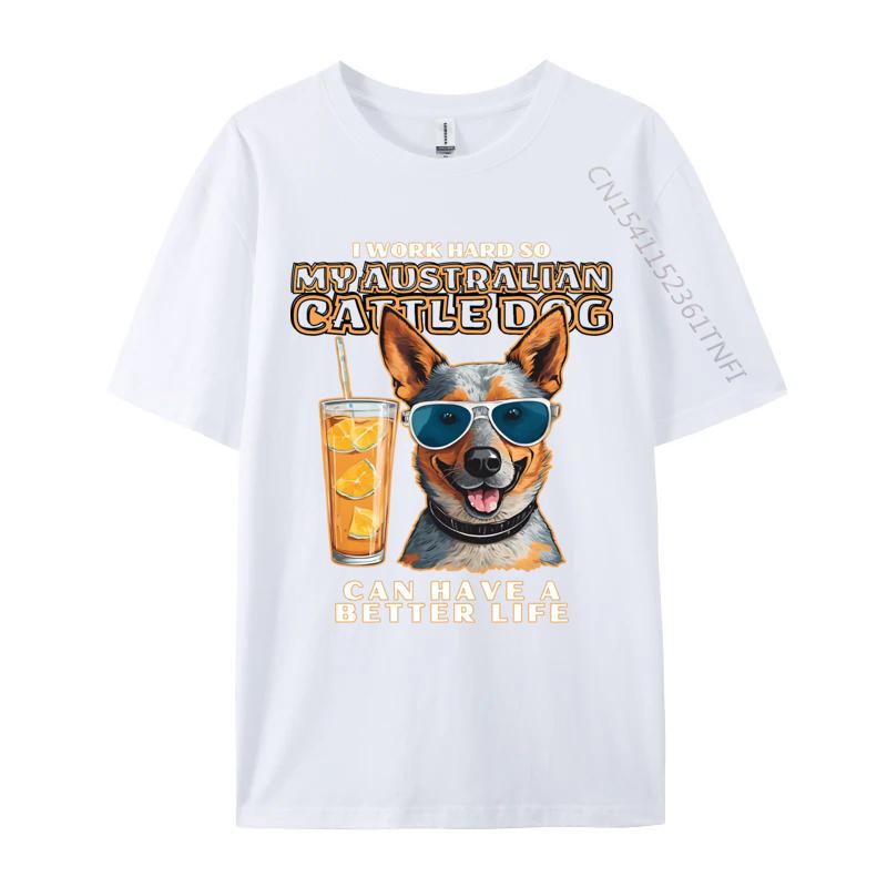 Australian Cattle Lovers Tshirts Latest Printing 100 Cotton Tshirt Tops Tees Black Shirt Graphic Tees S