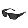 Balenciaga Square Sunglasses With Side Logo Men Sunglasses Black BB0366S