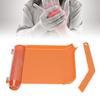 Pill Counting Tray Orange NonContact Clean Pills Dispenser Tray with Spatula Transparent Lid