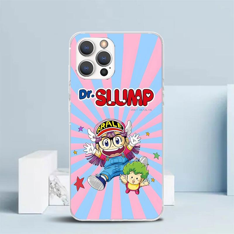 Arale Dr Slump Phone Case For IPhone 16 17 Air 16E 15 14 Plus 13 Mini 12 11 Pro Max 7 8 + SE 2020 Soft TPU Back Cover 16 17 Air