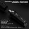 Microphone Transmitter Receiver XLR System Rechargeable Adapter Dynamic Microphone 6.35mm Interface for Vocal Concerts and Events