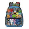 Rhythmus Box Vollständig Bedruckter Schulranzen Kinderrucksack Große Kapazität Verschleißfest Leicht Anti-Spritz-Rucksack