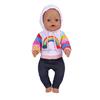 Puppenkleidung 43cm Baby Born Outfits Regenmantel Humanoide 17 Zoll Puppenzubehör Kostüm Wasserdichte Kleidung Tragen Festiival Geschenk