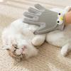 Two-sided Cat Petting Gloves Remove Floating Hair Dog Hair Remover Silicone Massage Comb  Grooming