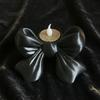 Photography Prop for Wedding 3D Printed Bow Candle Holder, Decorative Candlestick Stand Scented Candles Cute Bowknot Sculpture Home & LED Tealights,