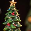 1Pcs Christmas Tree Ornaments Ins European Resin Mini Desktop Living Room Party Atmosphere Cute and Exquisite
