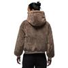 Jordan Flight Year Of The Horse Limited Edition Cny New Year Faux Fur Reversible Hooded Long Sleeve Jacket Women Jackets IQ3961-236