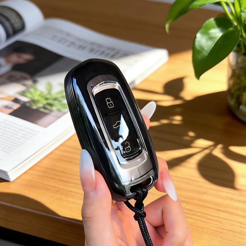 Transparent Black Tpu Key Case For Geely Atlas Boyue Nl3 Ex7 Suv Gt Gc9 Emgrand X7 Borui Car Key Cover Fob Holder Accessories
