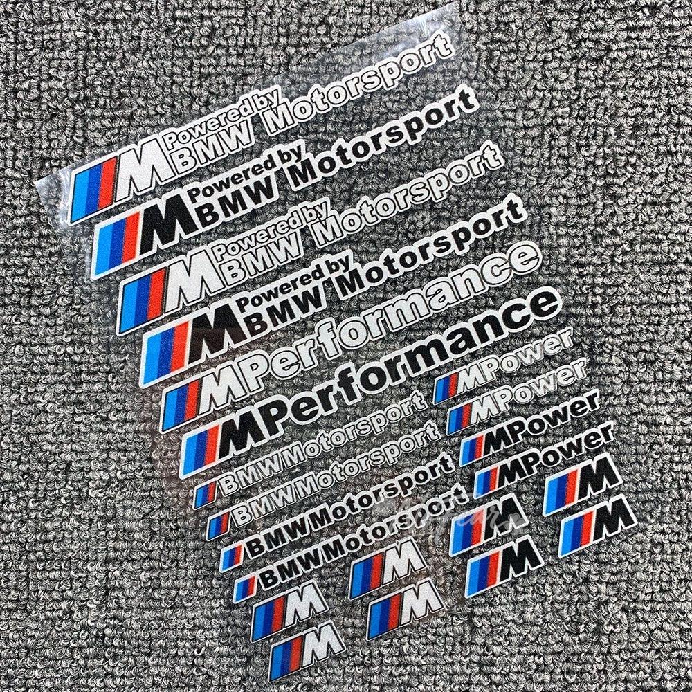 TIIU6 Car Interior Exterior Decoration Sticker For Bmw M 50TH Power Performance E28 E30 E34 E36 E46 E60 E90 F84 Waterproof Decal