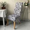 High Back &Universal High Elasticity Chair Cover Jacquard M Xl Size Chair Covers Dining Room Kitchen Office Home Corn Flannel