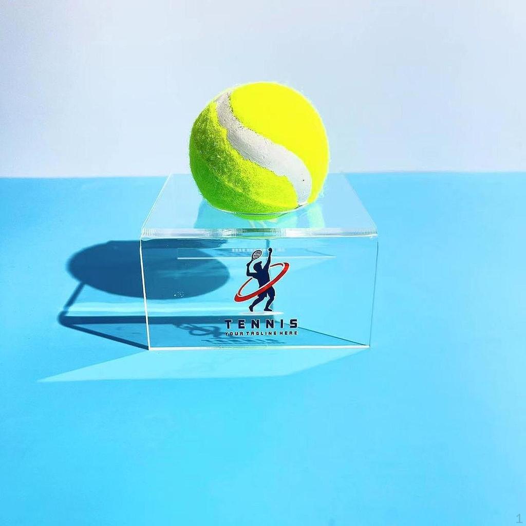 Acrylic Display Stand for Tennis Balls and Baseballs, Small Holder Desktop