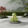 Grenouille de decoration de jardin 13 cm