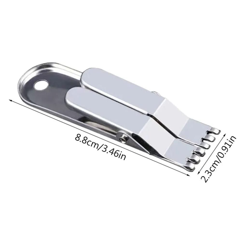 Fishing Bait Clip Tools Stainless Steel Earthworm Lure Catching Tools for Live Bait Worms Red Worm Hook Bait Clips
